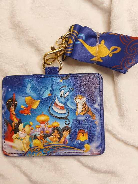 Loungefly Accessories - Loungefly: Disney - Aladdin 30th Anniversary Lanyard with Cardholder